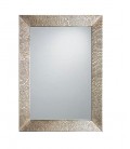 Espejo croco plata 78x108 cm