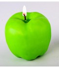 Vela manzana verde 13,5*13 cms