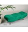 Banqueta verde pie de cama tela Aris